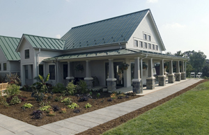 Hahn Horticulture Garden's pavilion