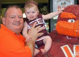 Matthew G. McCarey '93 and daughter, Madigan Mayhew