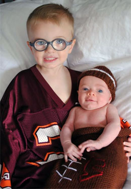 children of David Blanchard '03 and Lindsay K. Jones Blanchard '04, '06