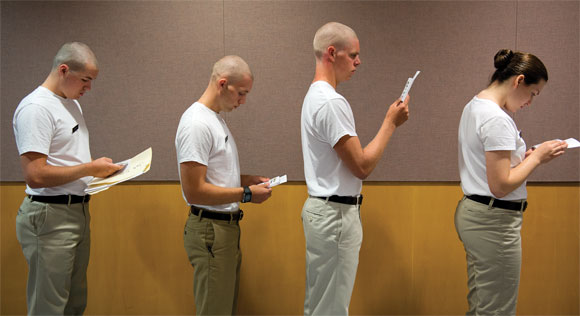 Virginia Tech Corps of Cadets; photo by Logan Wallace