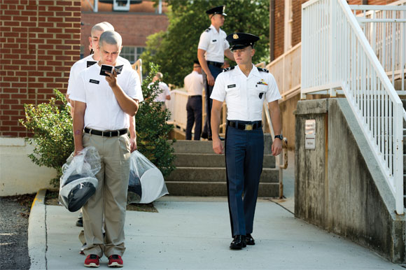 Virginia Tech Corps of Cadets; photo by Logan Wallace