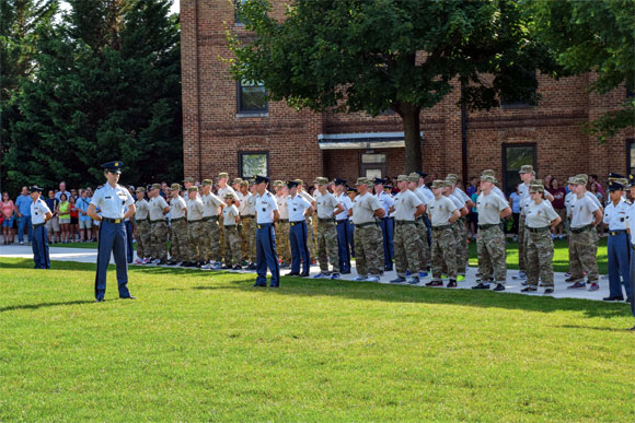 Virginia Tech Corps of Cadets; photo by Logan Wallace