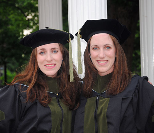 Julia L. Carrington '11 and Anne C. Carrington '11