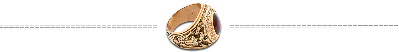 Virginia Tech class ring