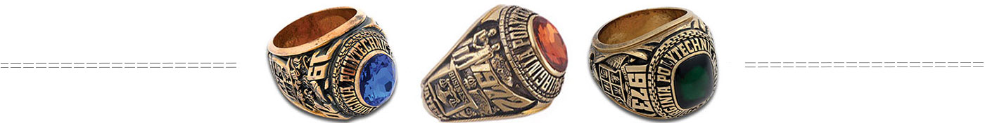 Virginia Tech class ring