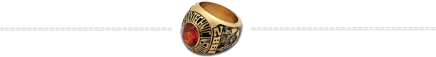 Virginia Tech class ring