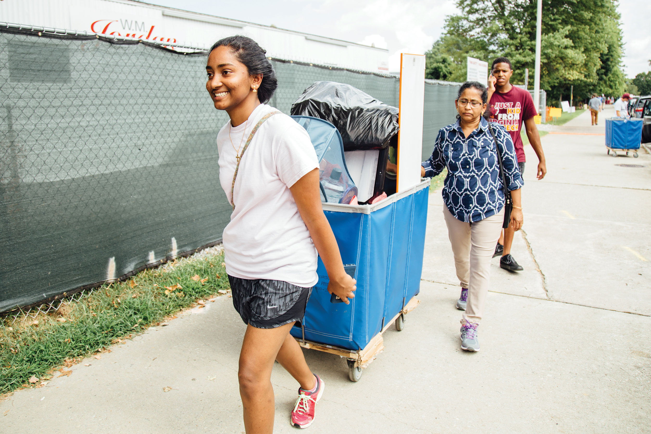 Moving is a family affair