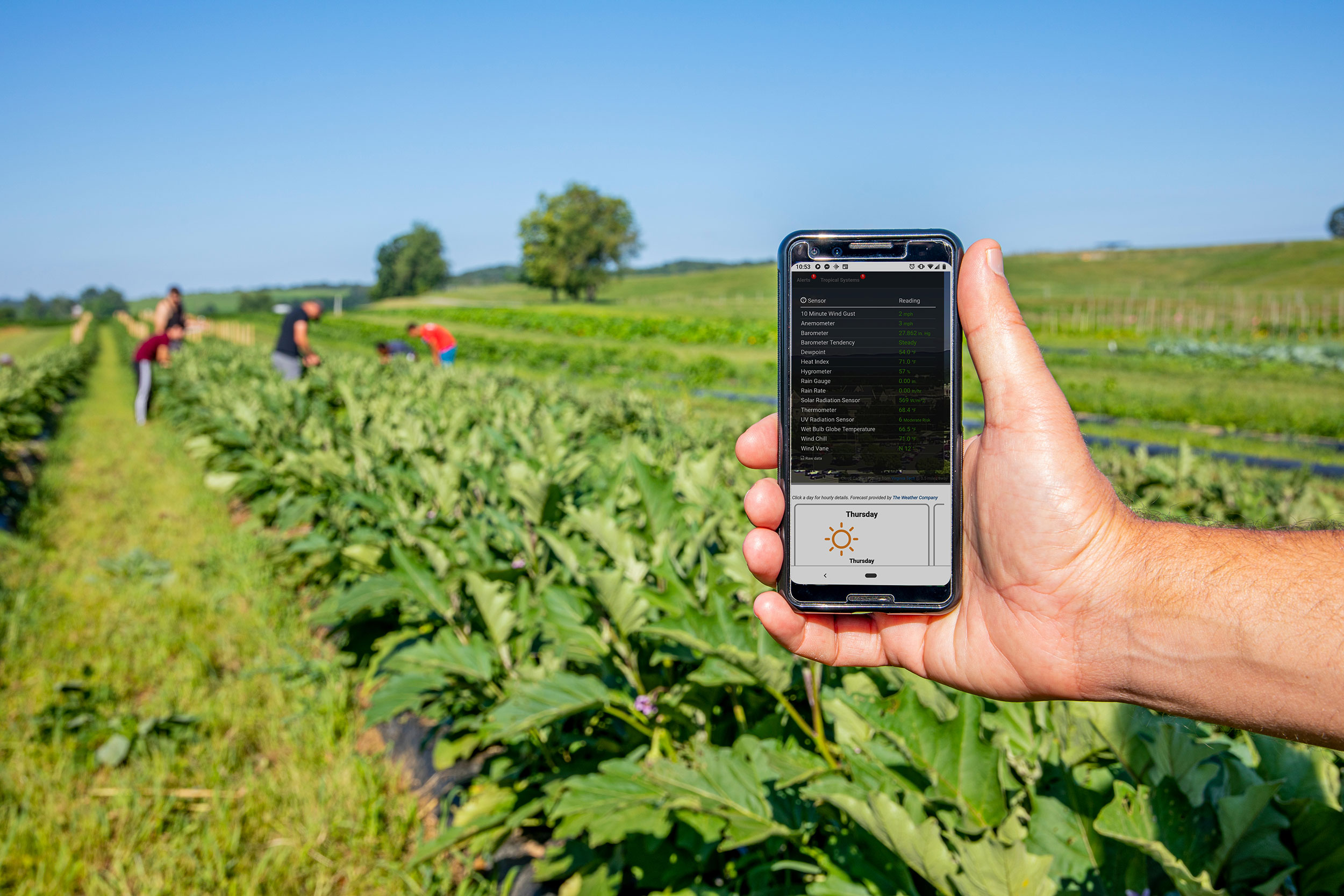 WeatherSTEM phone