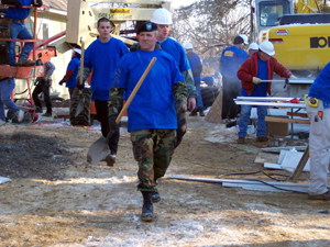 ROTC volunteers