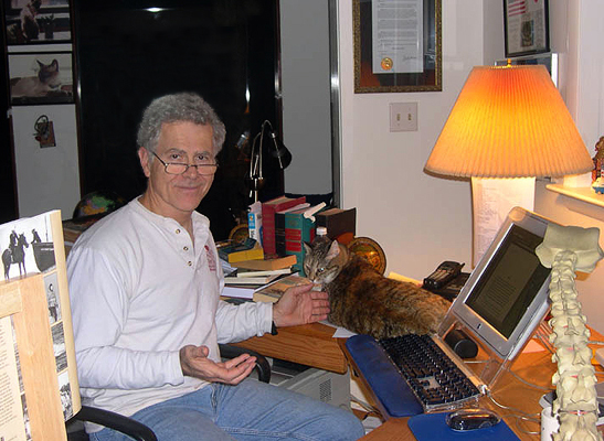 Homer Hickam at his desk