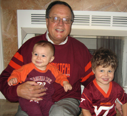 Al Carmichael (IEOR '71) with grandsons Brady and Tyler.