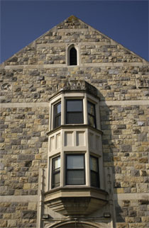 Hokie Stone on the Virginia Tech Campus. Photo by John McCormick.