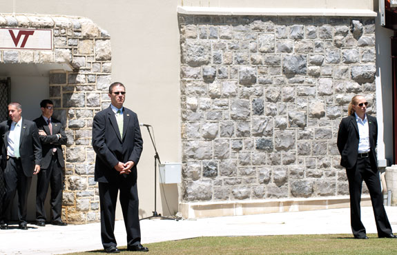 security at commencement