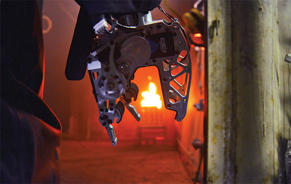 Virginia Tech's SAFFiR firefighting robot