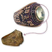 Virginia Tech class rings