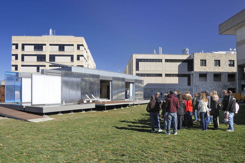 University Open House. LumenHAUS tours, College of Architecture and Urban Studies