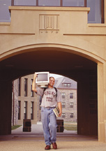 student moving in