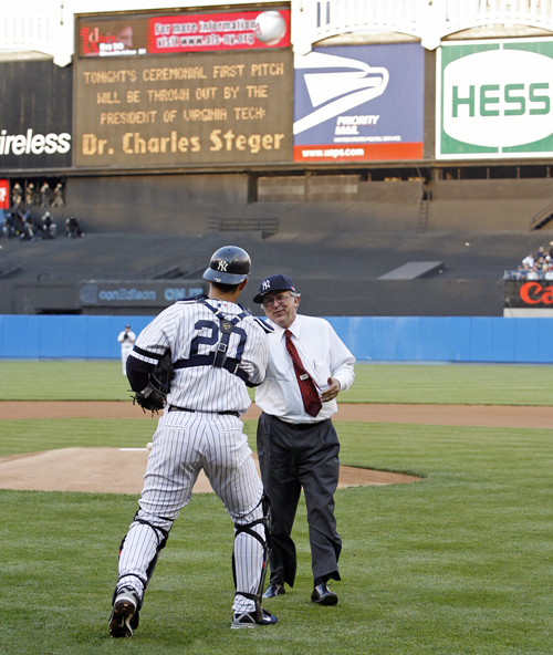 President Steger and the Yankees