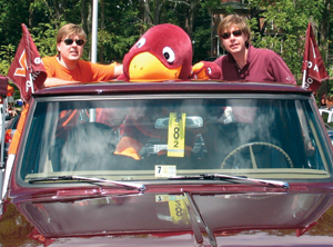 Hokie truck owned by the Bob Bowden family