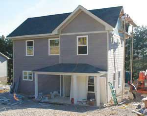 Eco-friendly home built by Marching Virginians