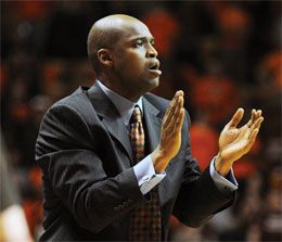 James Johnson, men's basketball coach.