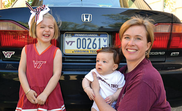 Virginia Tech license plate