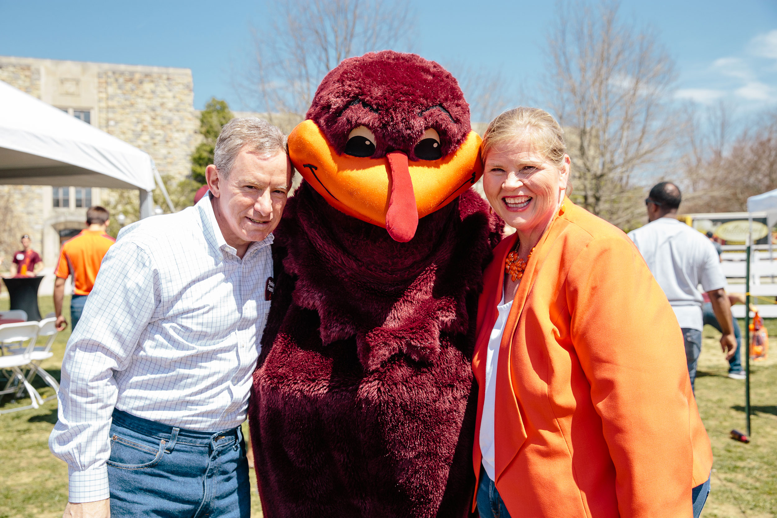 Patty Perillo at the Hokie Family Tailgate