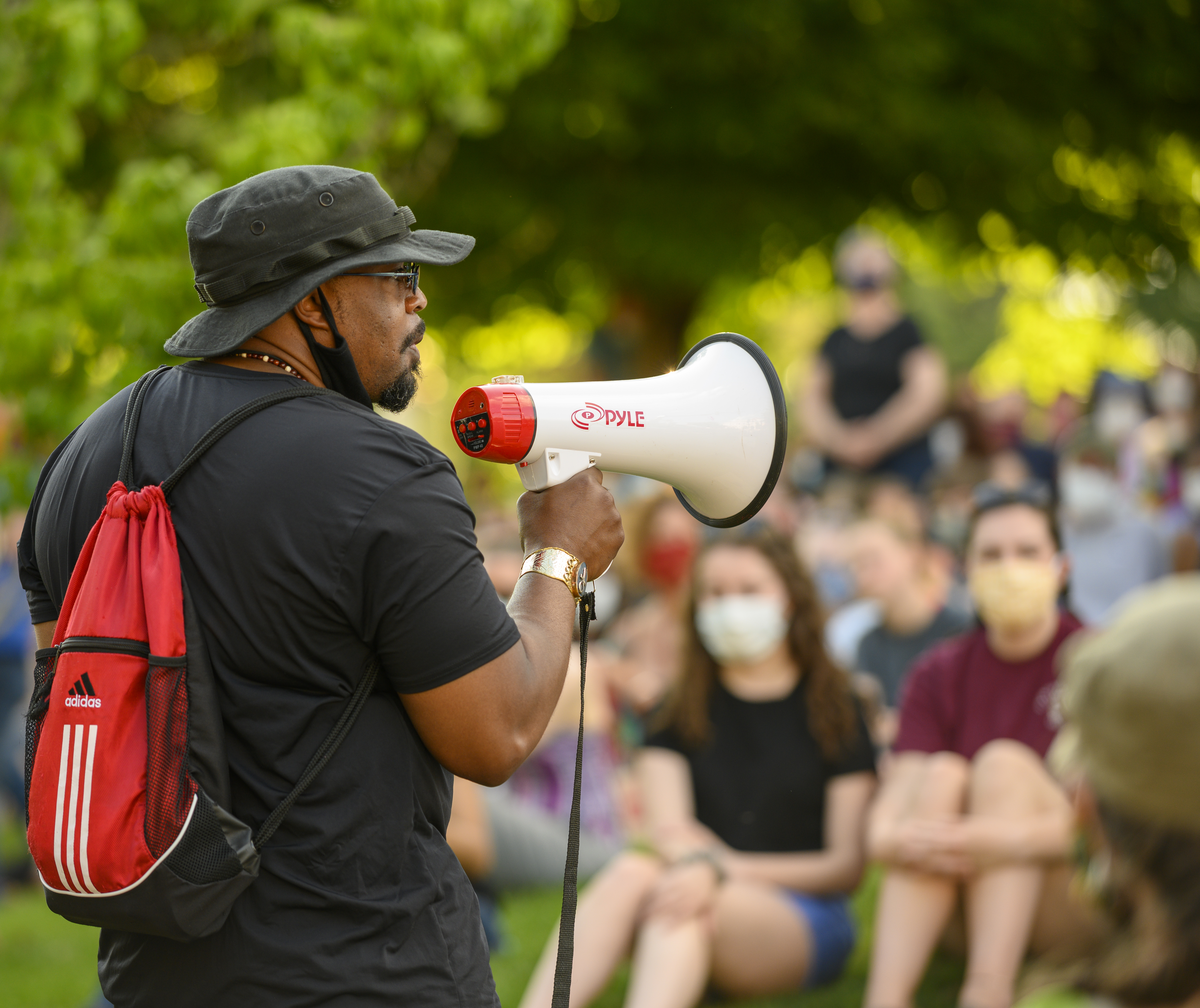 remarks during demonstration