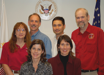 Paula Sind-Prunier, Frank Hilldrup, Rafael Marshall, Dennis Crinder, Debbie Hersman, and Karen Roth Lanier.