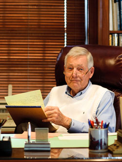 James I. "Bud" Robertson Jr., Virginia Tech Alumni Distinguished Professor in History and executive director of the Virginia Center for Civil War Studies at Tech