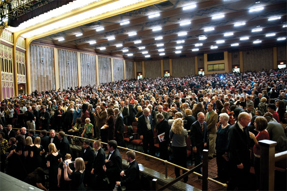 Sheer Good Fortune: Celebrating Toni Morrison, held at Virginia Tech's Burruss Hall. Photo by Logan Wallace.