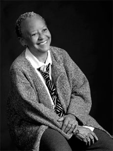 Nikki Giovanni; photo by Logan Wallace.