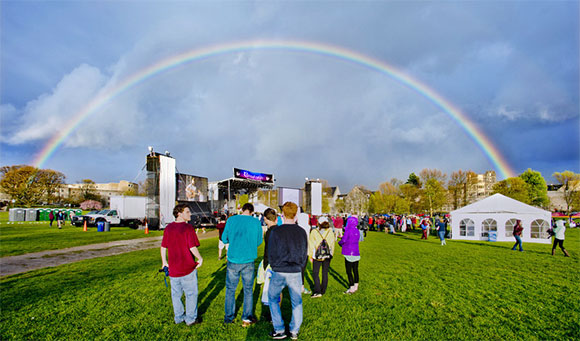 Virginia Tech Relay for Life, 2014; photo by Michael Kiernan