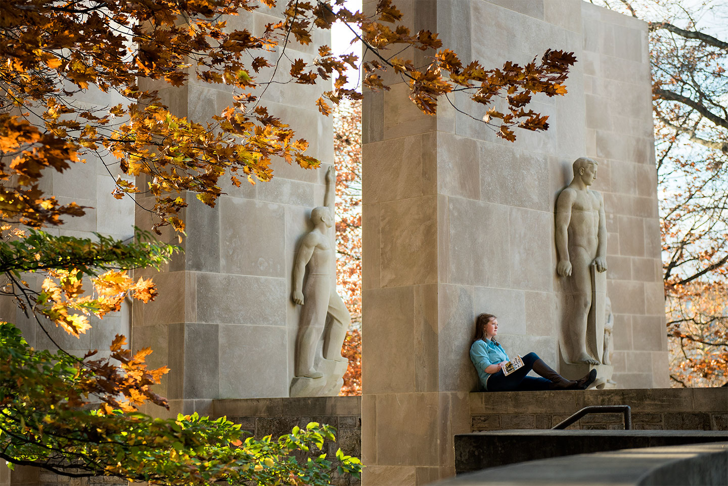 War Memorial Pylons at Virginia Tech