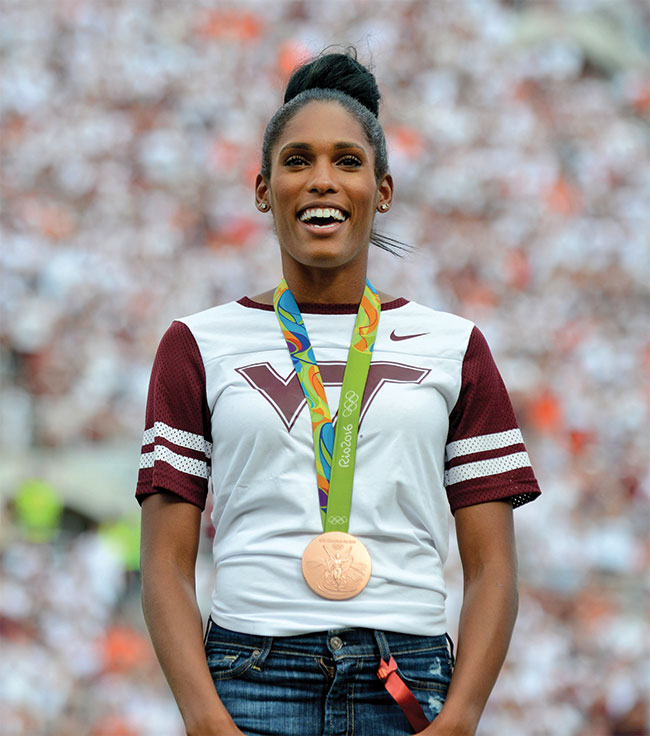 Virginia Tech Olympian Kristi Castlin '10