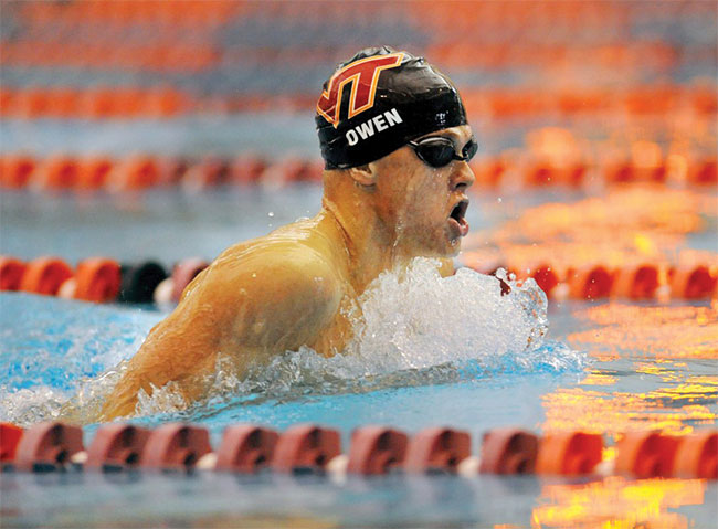 Virginia Tech swimming and diving's Robert Owen