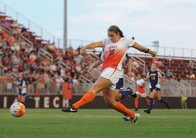 Virginia Tech soccer's Murielle Tiernan '16