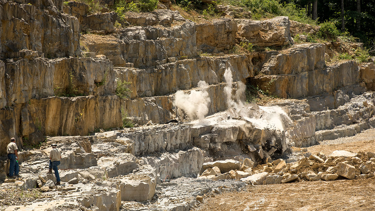 Virginia Tech's quarry